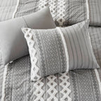 INK+IVY Imani Cotton Printed Comforter Set with Chenille
