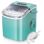 Ice Makers Countertop, Portable Ice Maker Machine with Handle, Self-Cleaning Ice Maker, for Home/Office/Kitchen