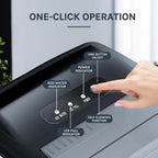 Ice Makers Countertop, Portable Ice Maker Machine with Handle, Self-Cleaning Ice Maker, for Home/Office/Kitchen