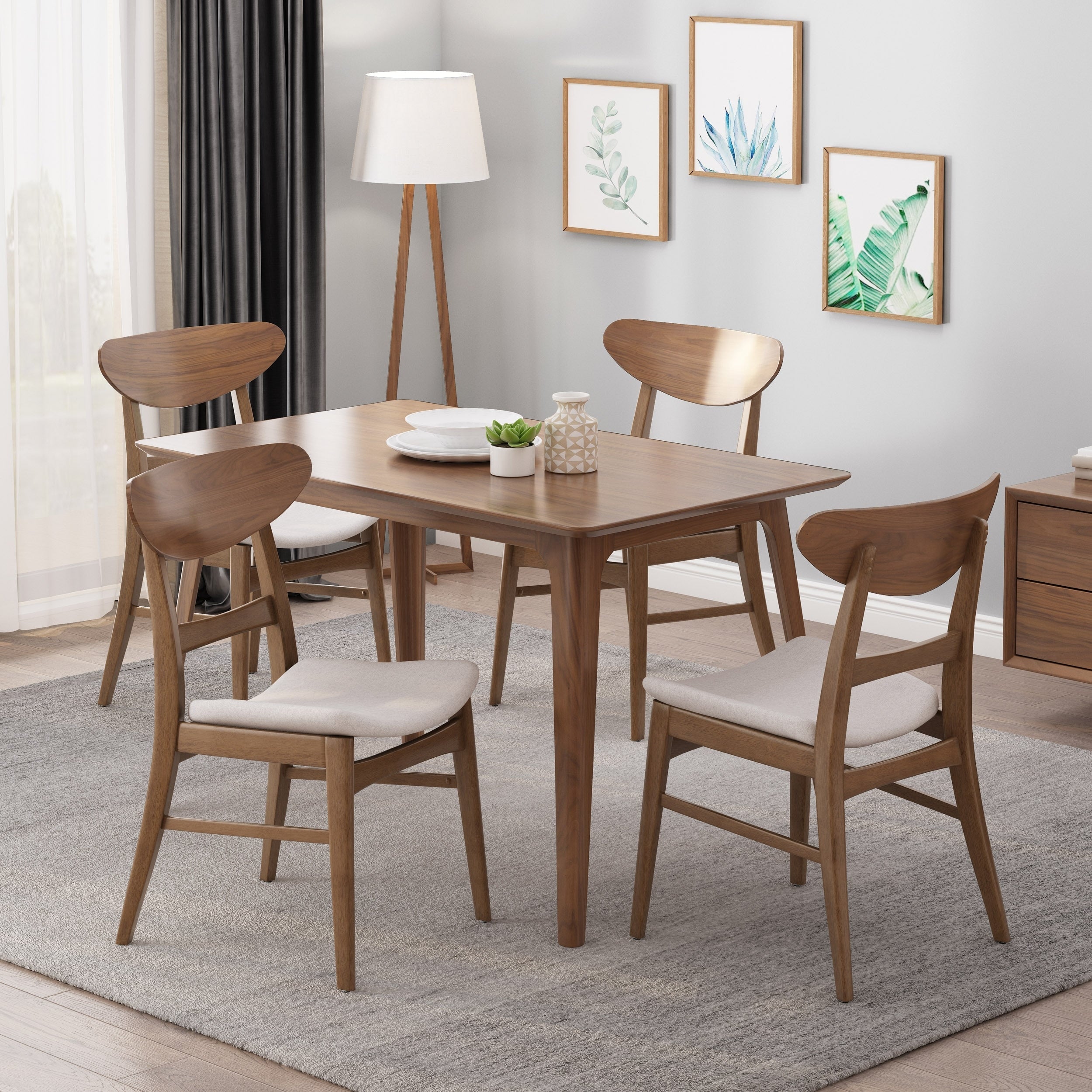 Idalia Mid-century Modern Dining Chairs (Set of 4) by Christopher Knight Home