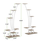 Indoor Plant Stand, 6-Tier Flower Rack for Home Garden- Set of 2