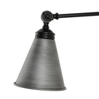WINGBO Industrial Swing Arm Wall Sconce with Metal Shade,2-Pack...