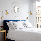 WINGBO Industrial Swing Arm Wall Sconce with Metal Shade,2-Pack...