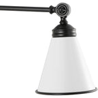 WINGBO Industrial Swing Arm Wall Sconce with Metal Shade,2-Pack...