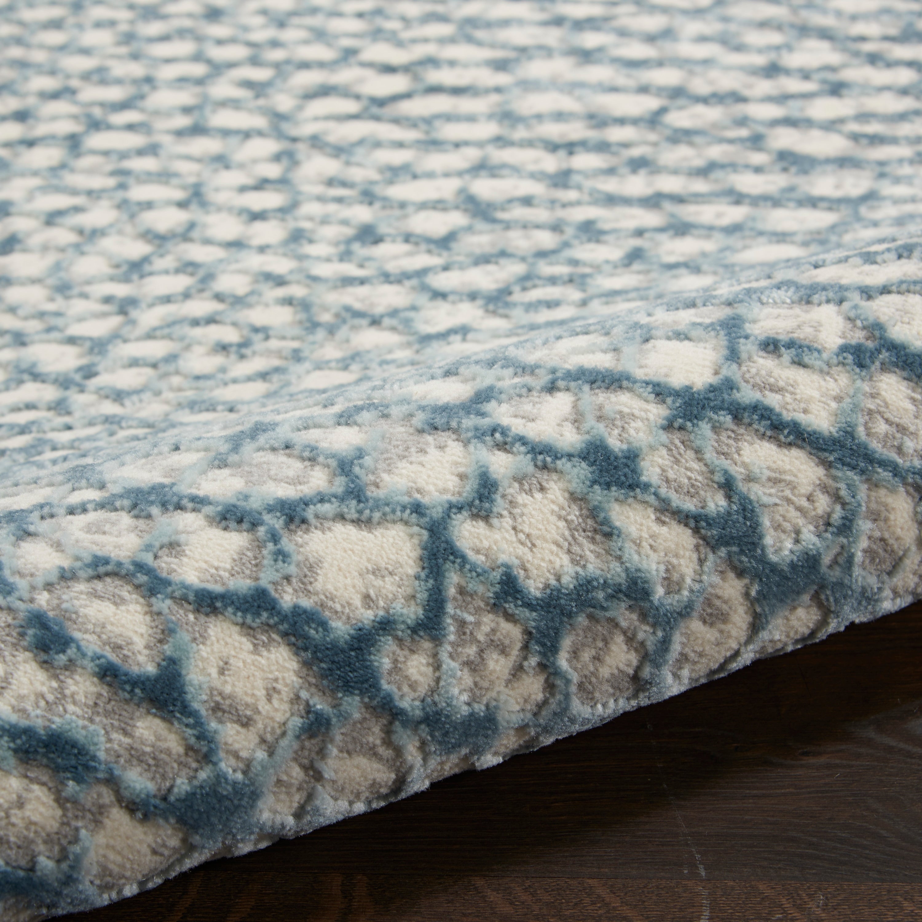 Nourison Joli Modern Abstract Pebble Area Rug