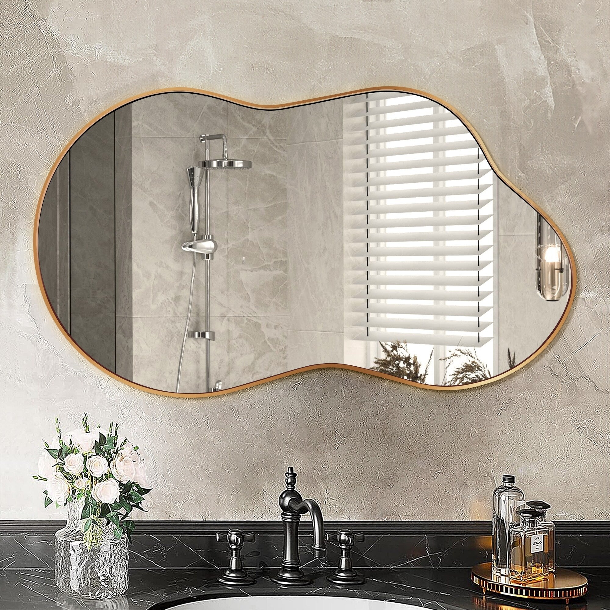 Irregular Wall Mirror Asymmetrical Decorative Wall Mirror