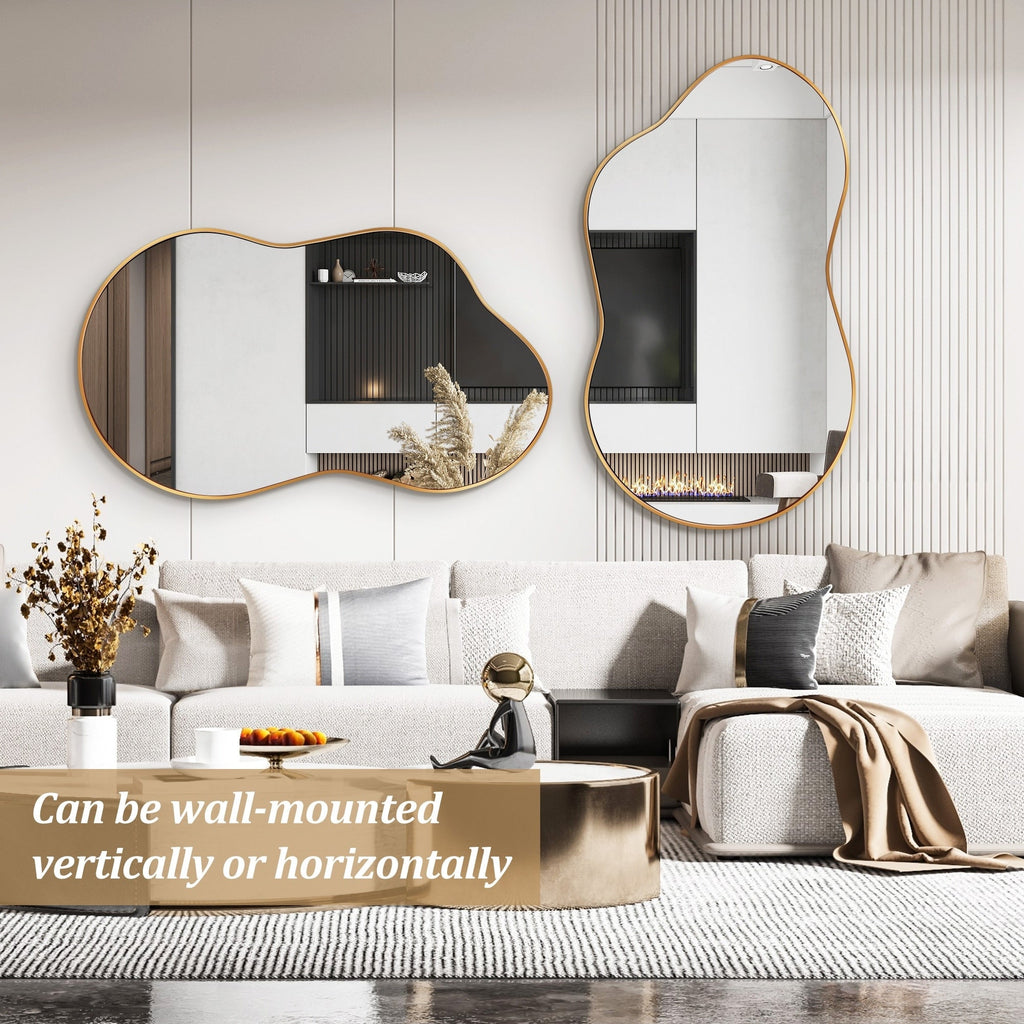 Irregular Wall Mirror Asymmetrical Decorative Wall Mirror