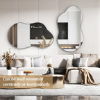 Irregular Wall Mirror Asymmetrical Decorative Wall Mirror