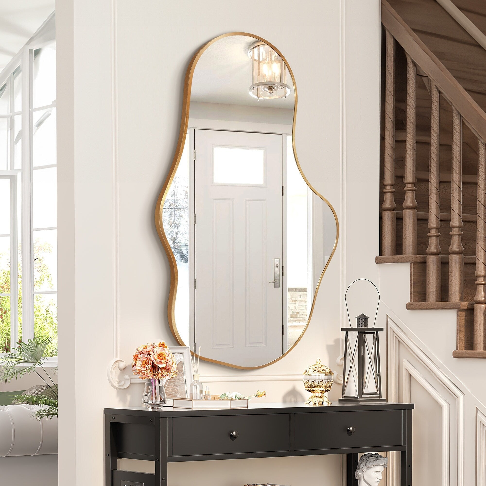 Irregular Wall Mirror Decorative Asymmetrical Wall Mirror