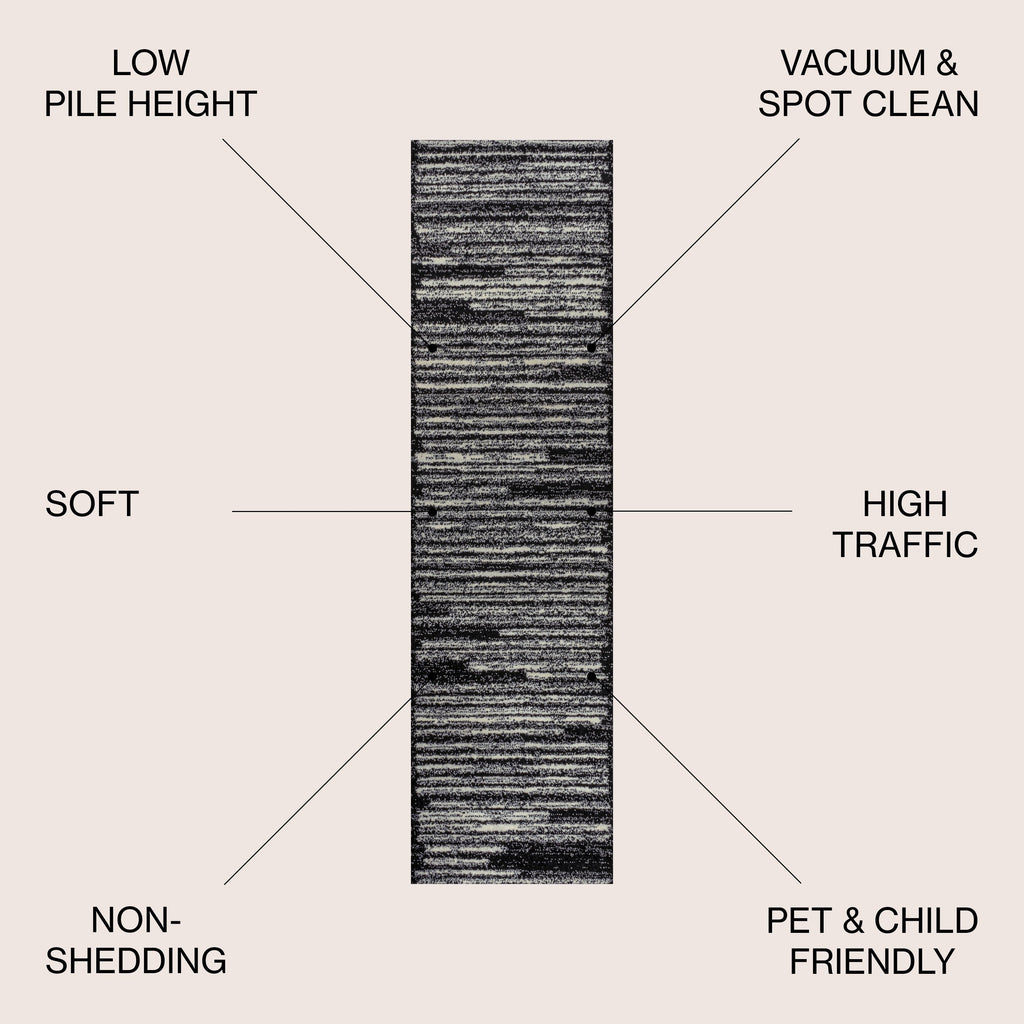 JONATHAN Y Aksil Modern Berber Stripe Area Rug