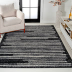 JONATHAN Y Aksil Modern Berber Stripe Area Rug