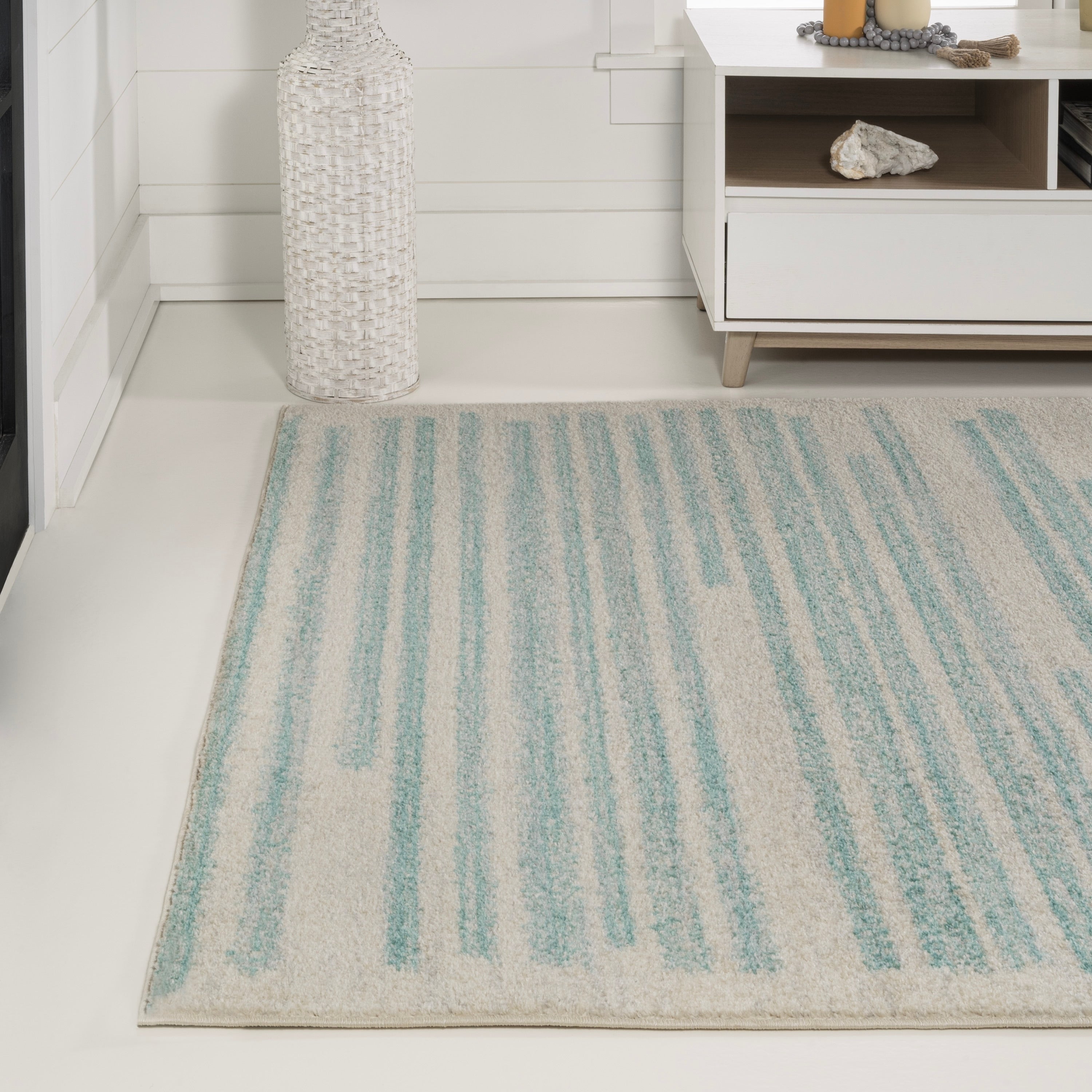 JONATHAN Y Aksil Modern Berber Stripe Area Rug