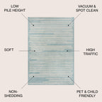 JONATHAN Y Aksil Modern Berber Stripe Area Rug