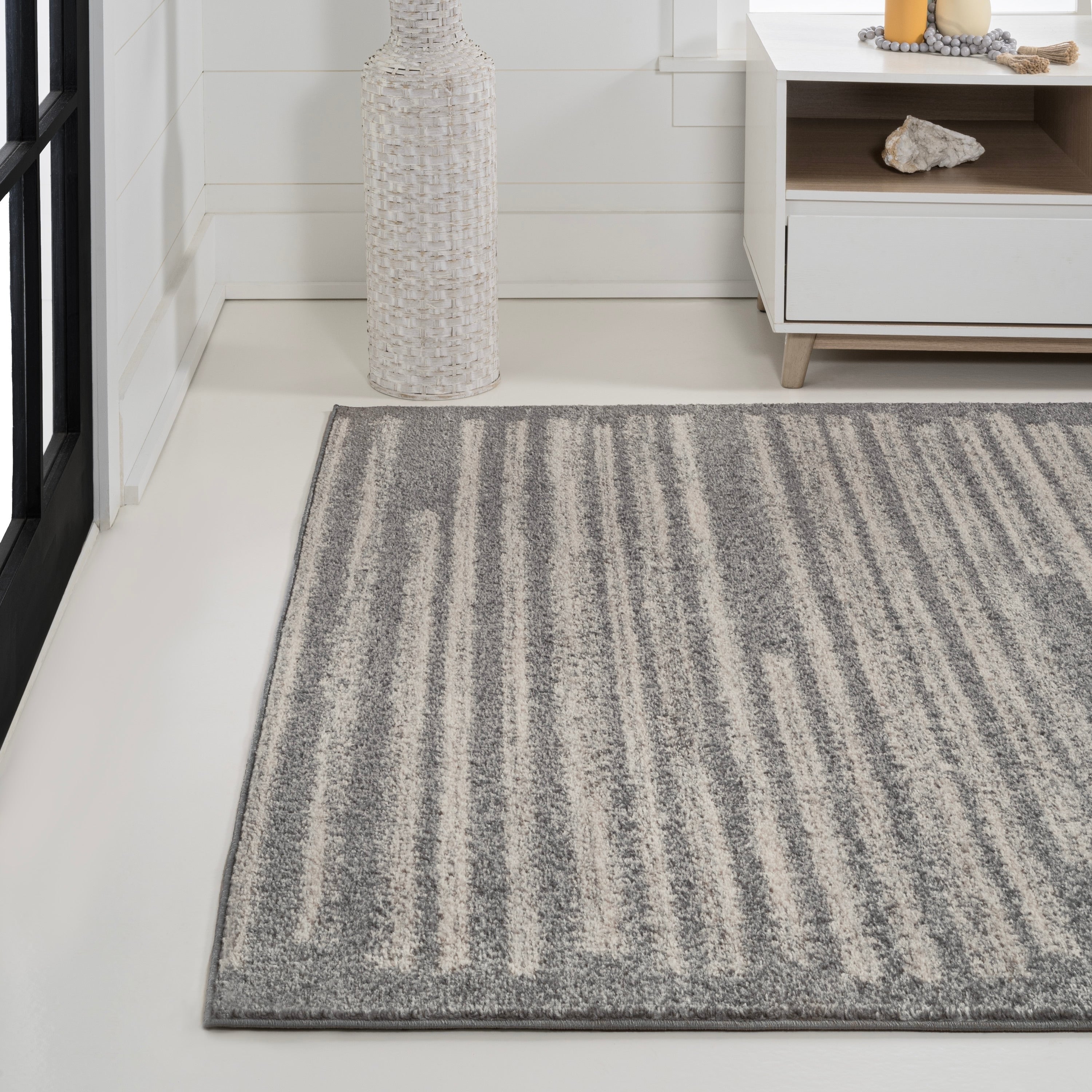 JONATHAN Y Aksil Modern Berber Stripe Area Rug