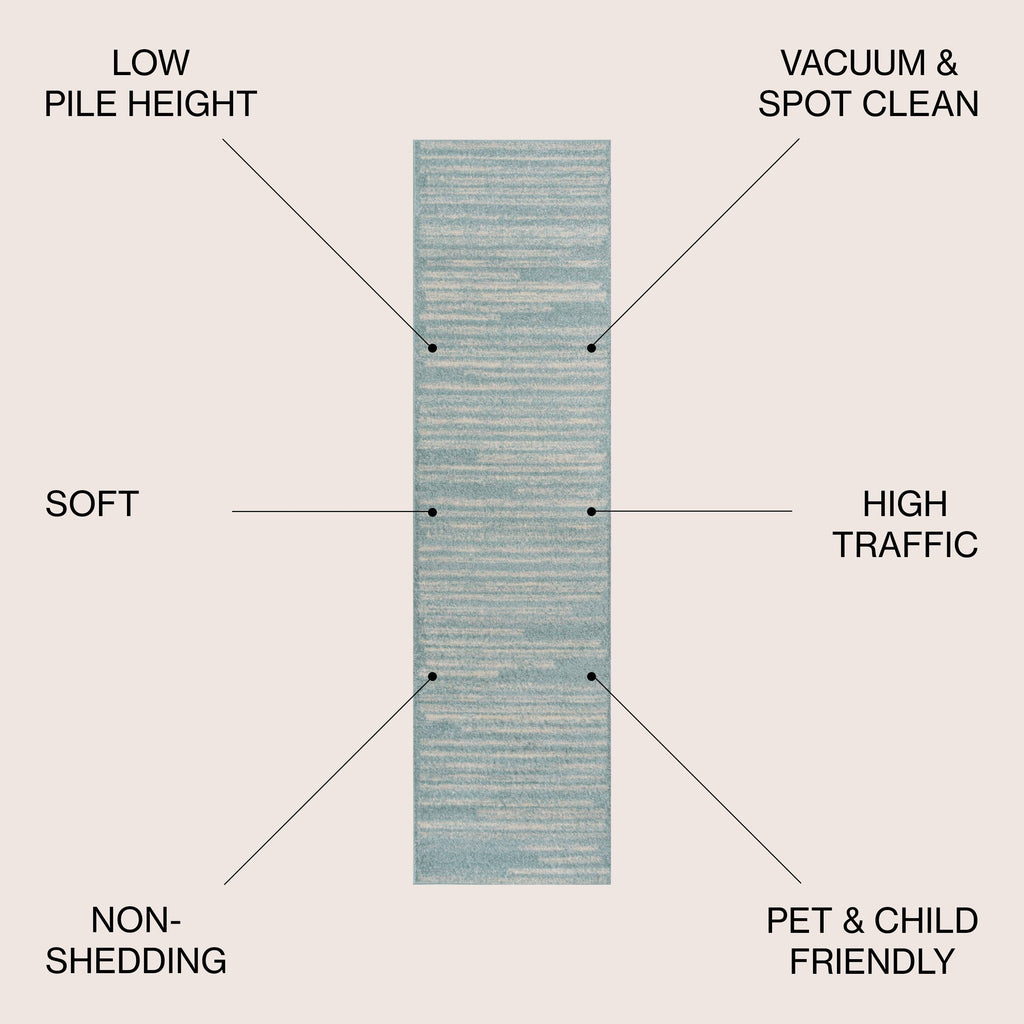 JONATHAN Y Aksil Modern Berber Stripe Area Rug