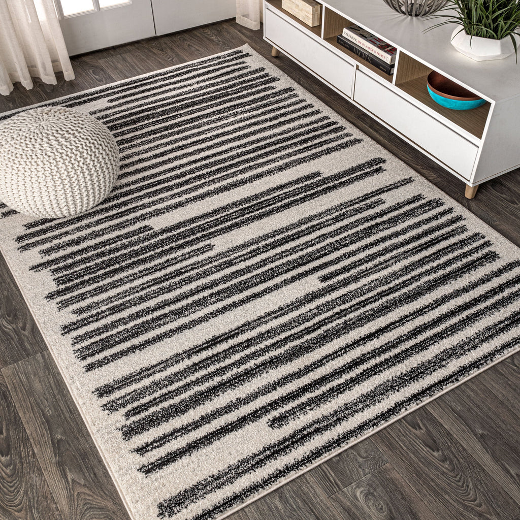 JONATHAN Y Aksil Modern Berber Stripe Area Rug