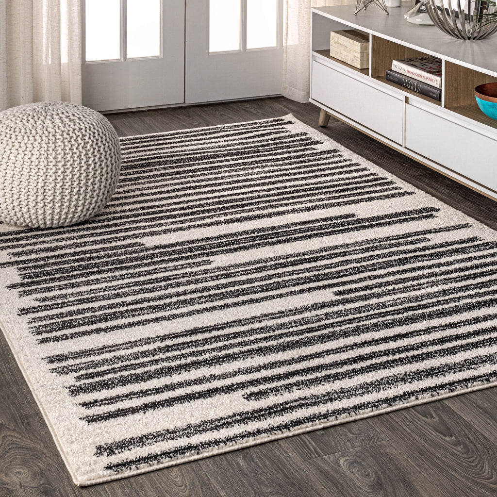 JONATHAN Y Aksil Modern Berber Stripe Area Rug