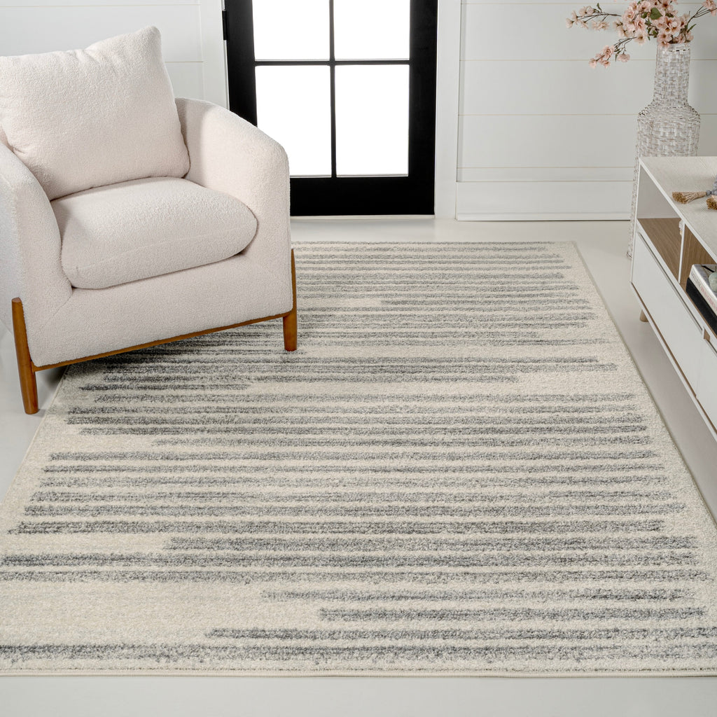 JONATHAN Y Aksil Modern Berber Stripe Area Rug