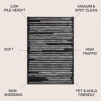 JONATHAN Y Aksil Modern Berber Stripe Area Rug