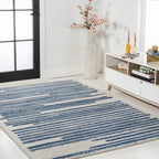 JONATHAN Y Aksil Modern Berber Stripe Area Rug