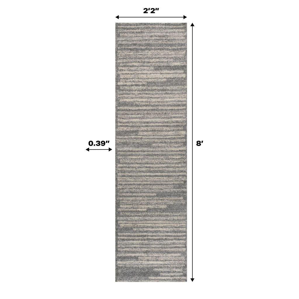 JONATHAN Y Aksil Modern Berber Stripe Area Rug