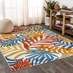 JONATHAN Y Aydin Palm Leaves Indoor/Outdoor Area Rug