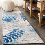 JONATHAN Y Aydin Palm Leaves Indoor/Outdoor Area Rug
