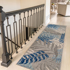 JONATHAN Y Aydin Palm Leaves Indoor/Outdoor Area Rug