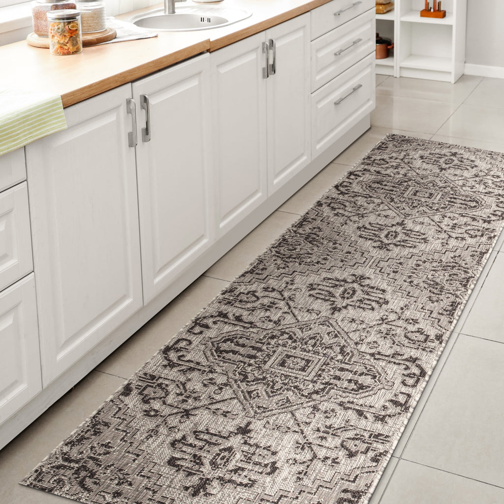 JONATHAN Y Charleston Medallion Indoor/Outdoor Area Rug