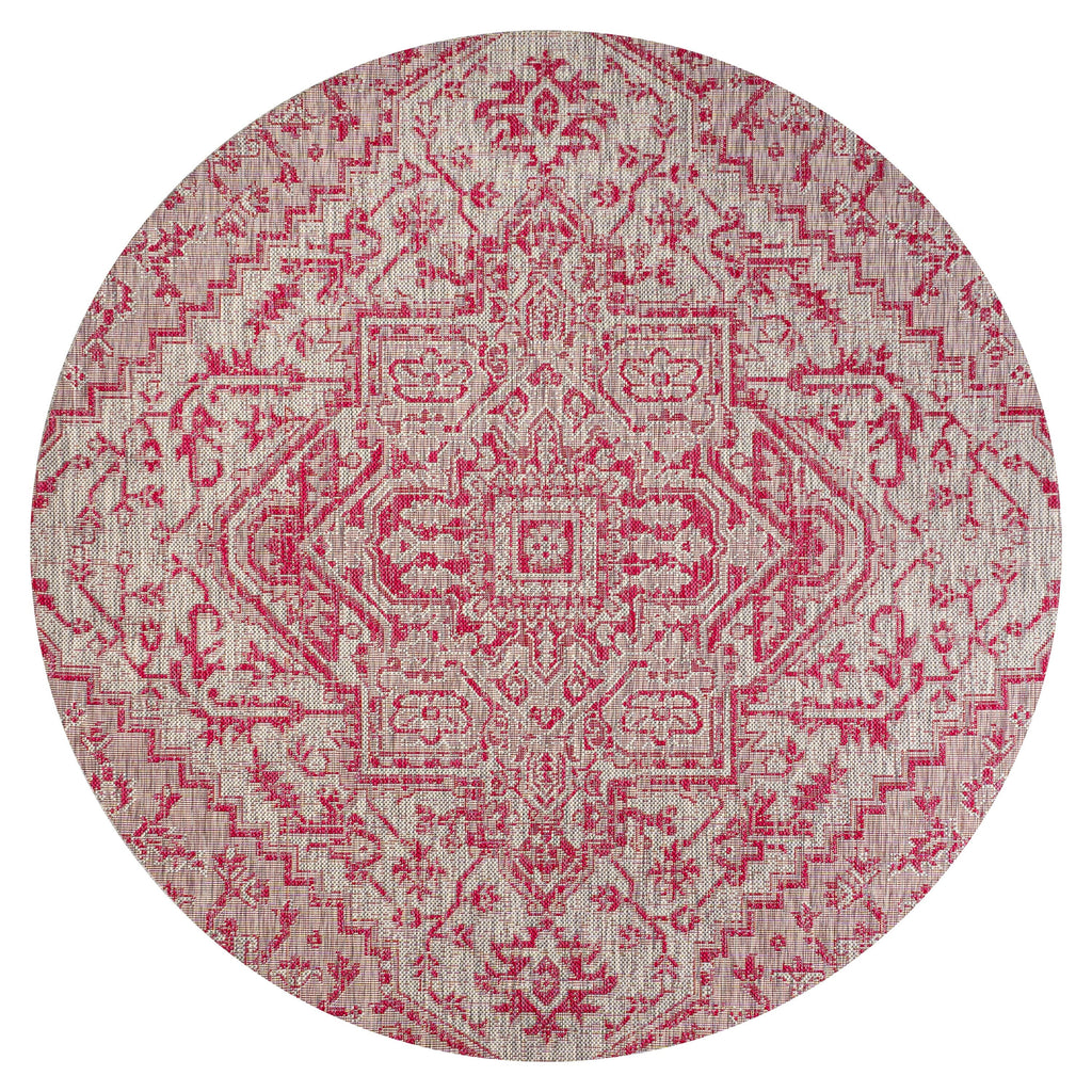 JONATHAN Y Charleston Medallion Indoor/Outdoor Area Rug