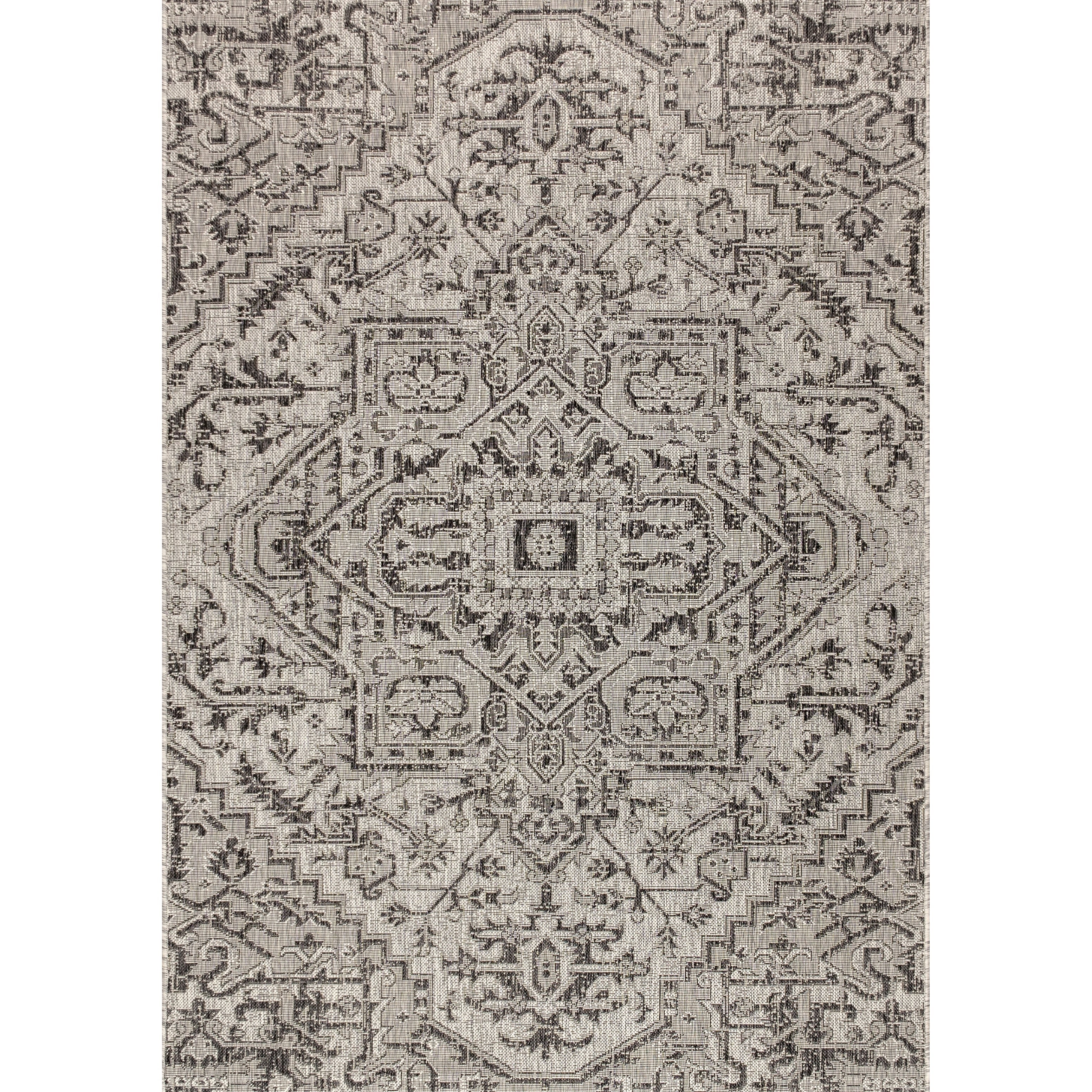JONATHAN Y Charleston Medallion Indoor/Outdoor Area Rug