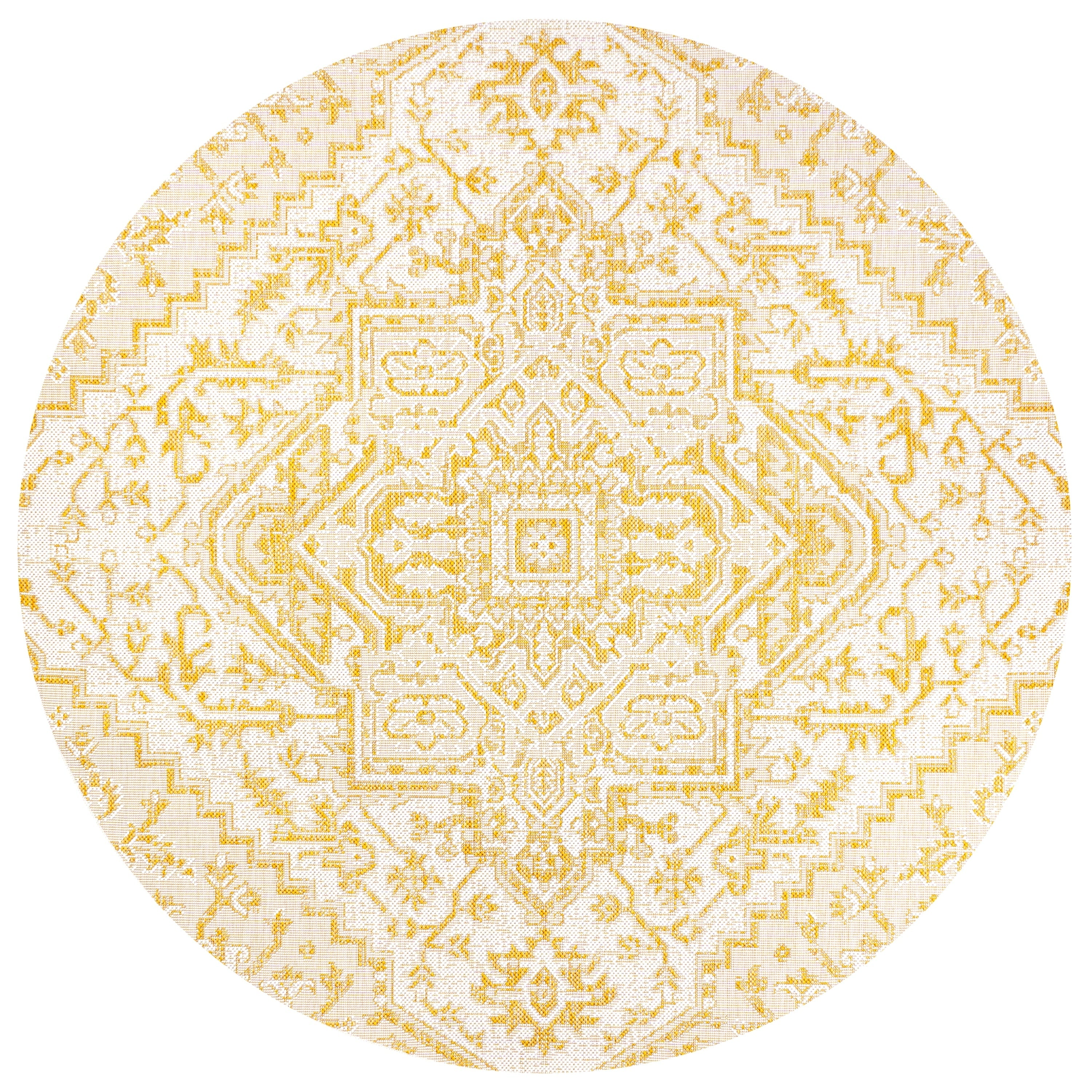 JONATHAN Y Charleston Medallion Indoor/Outdoor Area Rug
