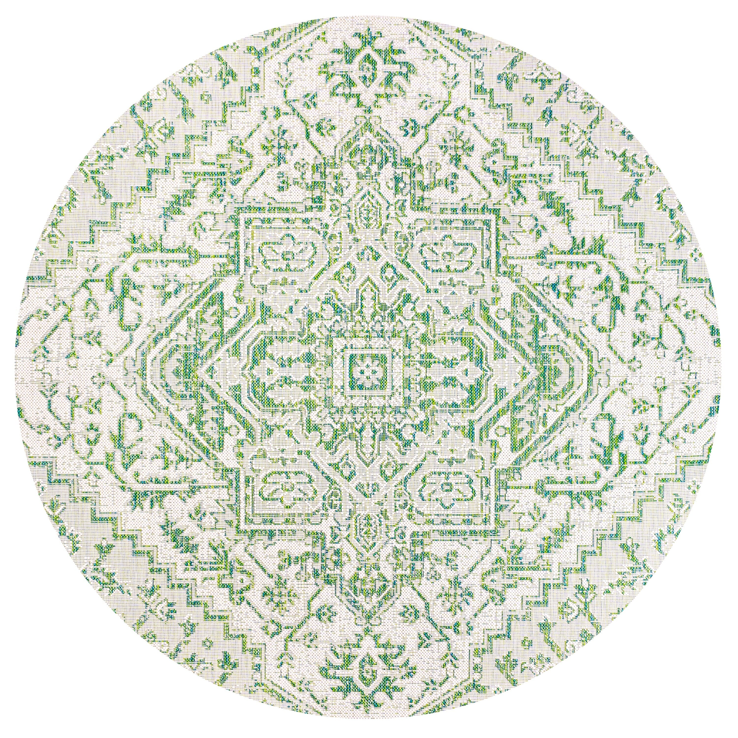 JONATHAN Y Charleston Medallion Indoor/Outdoor Area Rug