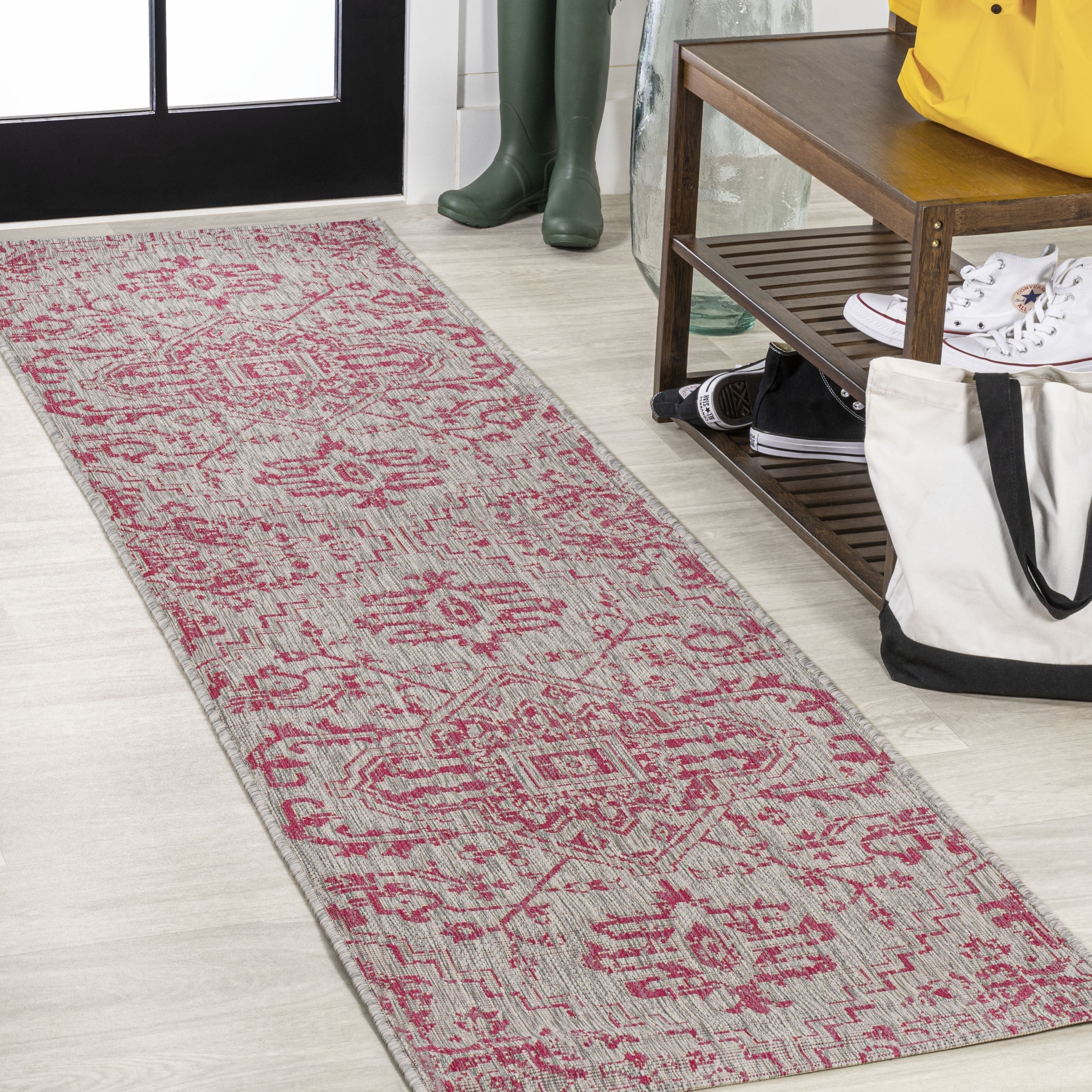 JONATHAN Y Charleston Medallion Indoor/Outdoor Area Rug