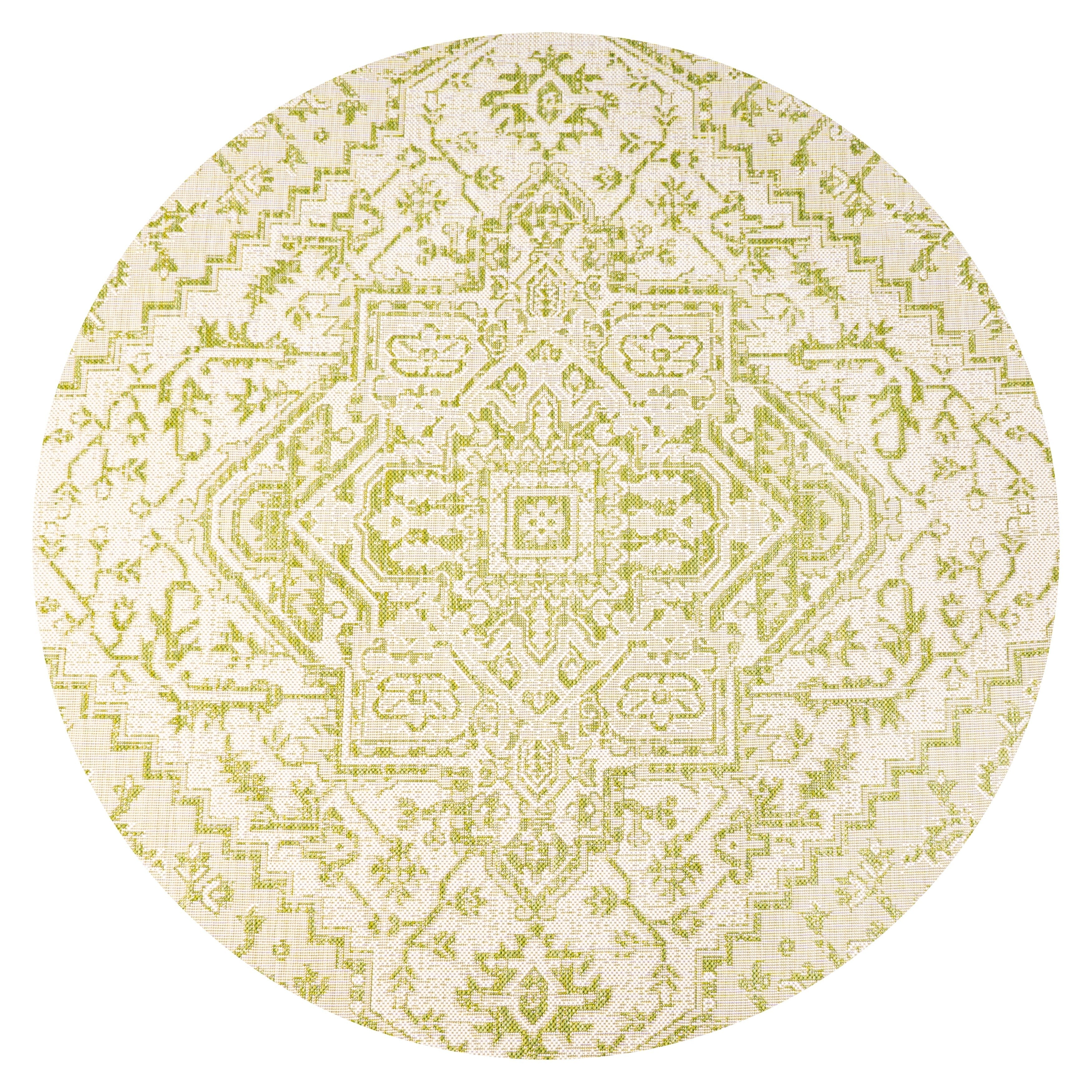 JONATHAN Y Charleston Medallion Indoor/Outdoor Area Rug