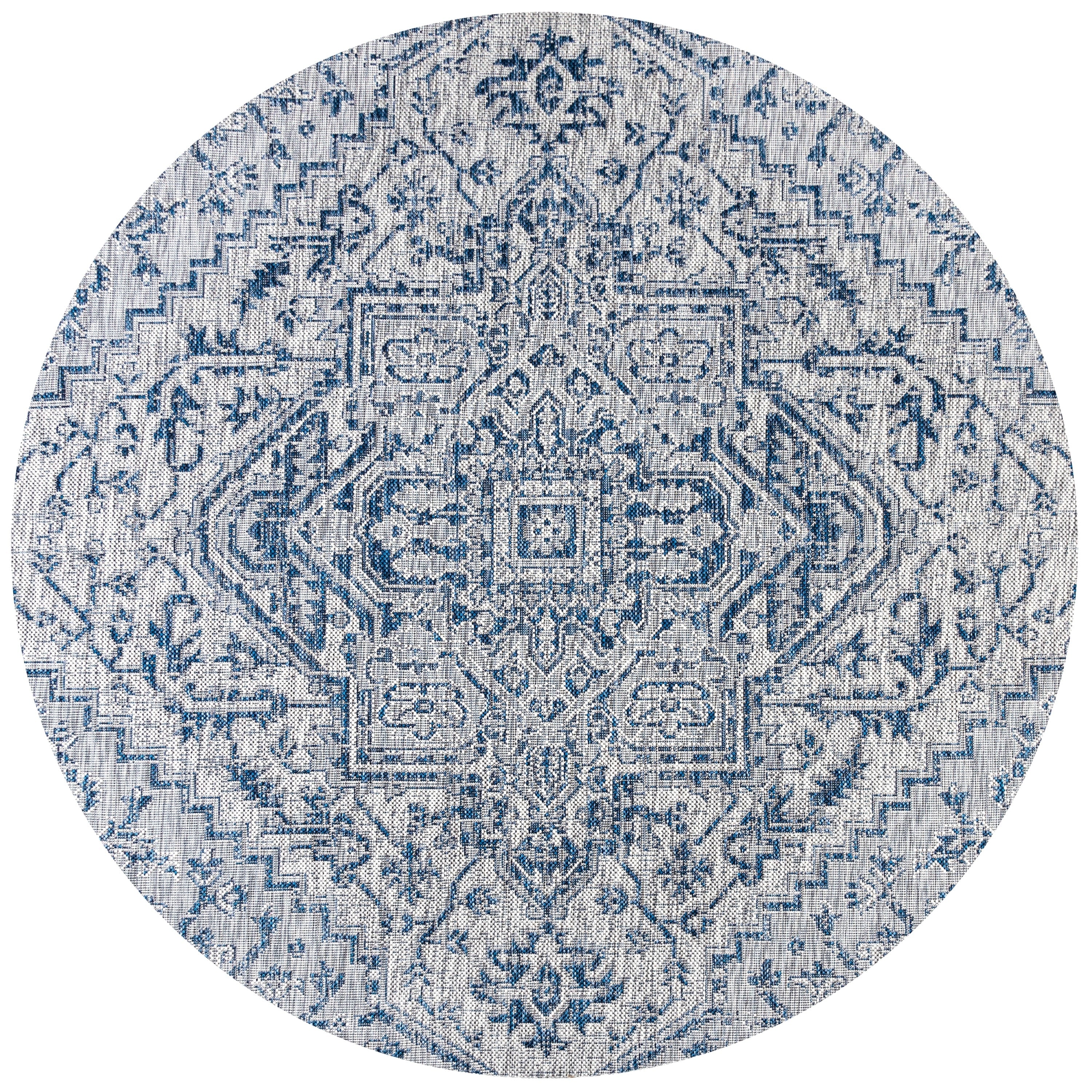 JONATHAN Y Charleston Medallion Indoor/Outdoor Area Rug