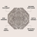 JONATHAN Y Charleston Medallion Indoor/Outdoor Area Rug
