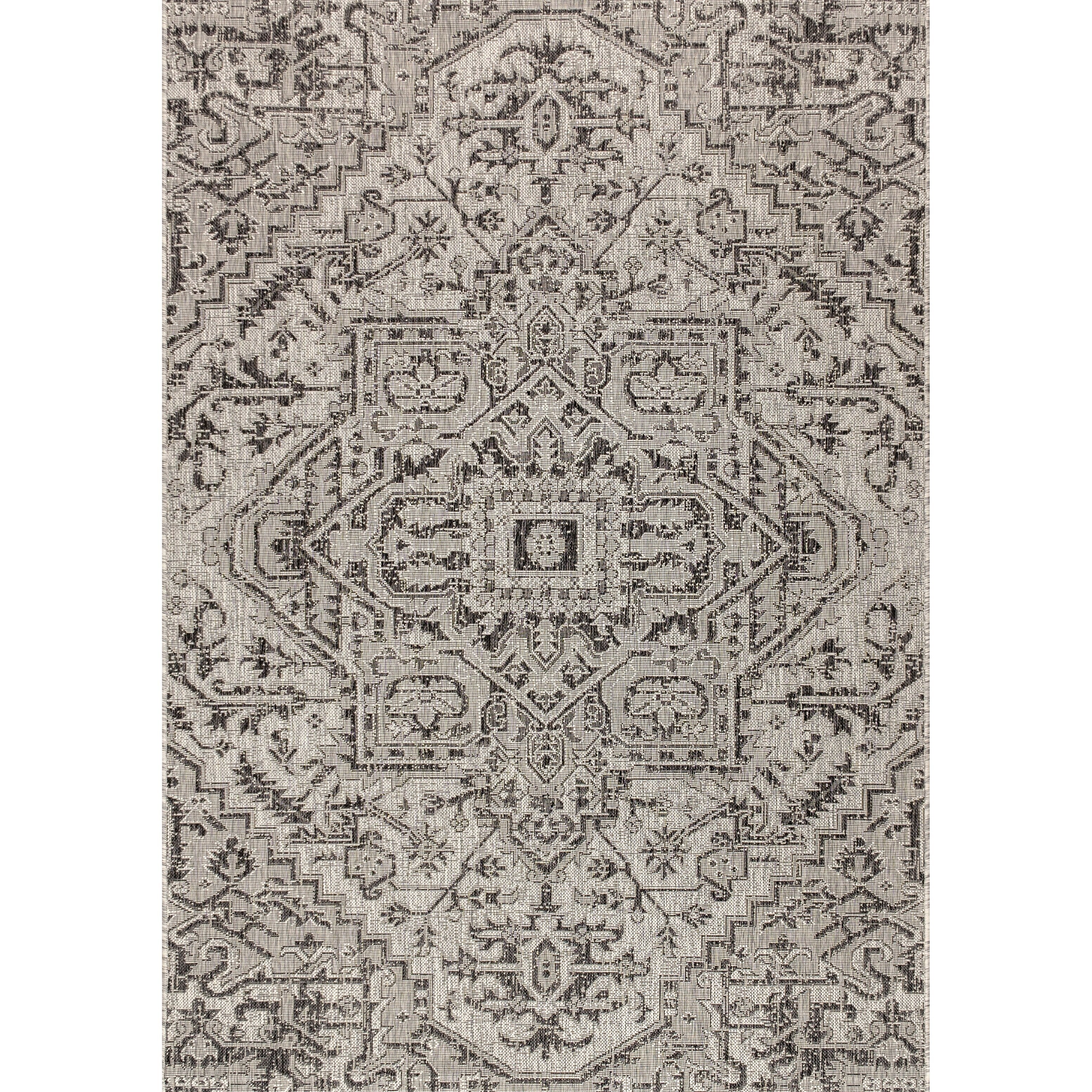 JONATHAN Y Charleston Medallion Indoor/Outdoor Area Rug