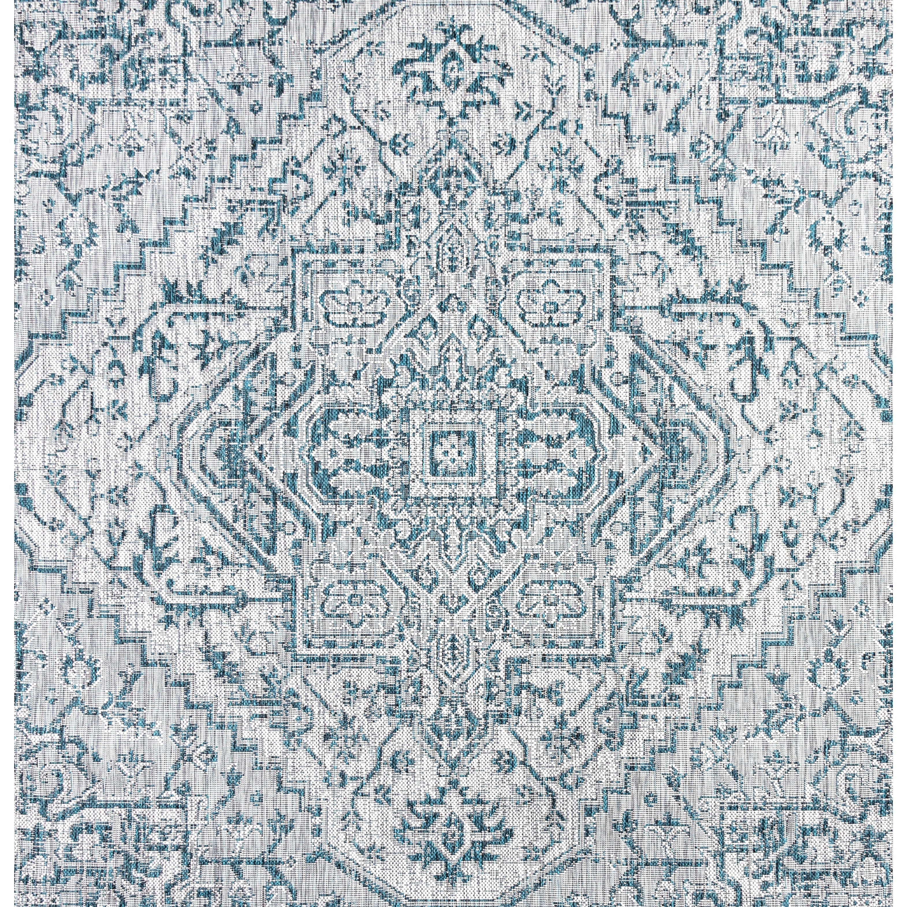 JONATHAN Y Charleston Medallion Indoor/Outdoor Area Rug