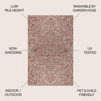 JONATHAN Y Charleston Medallion Indoor/Outdoor Area Rug