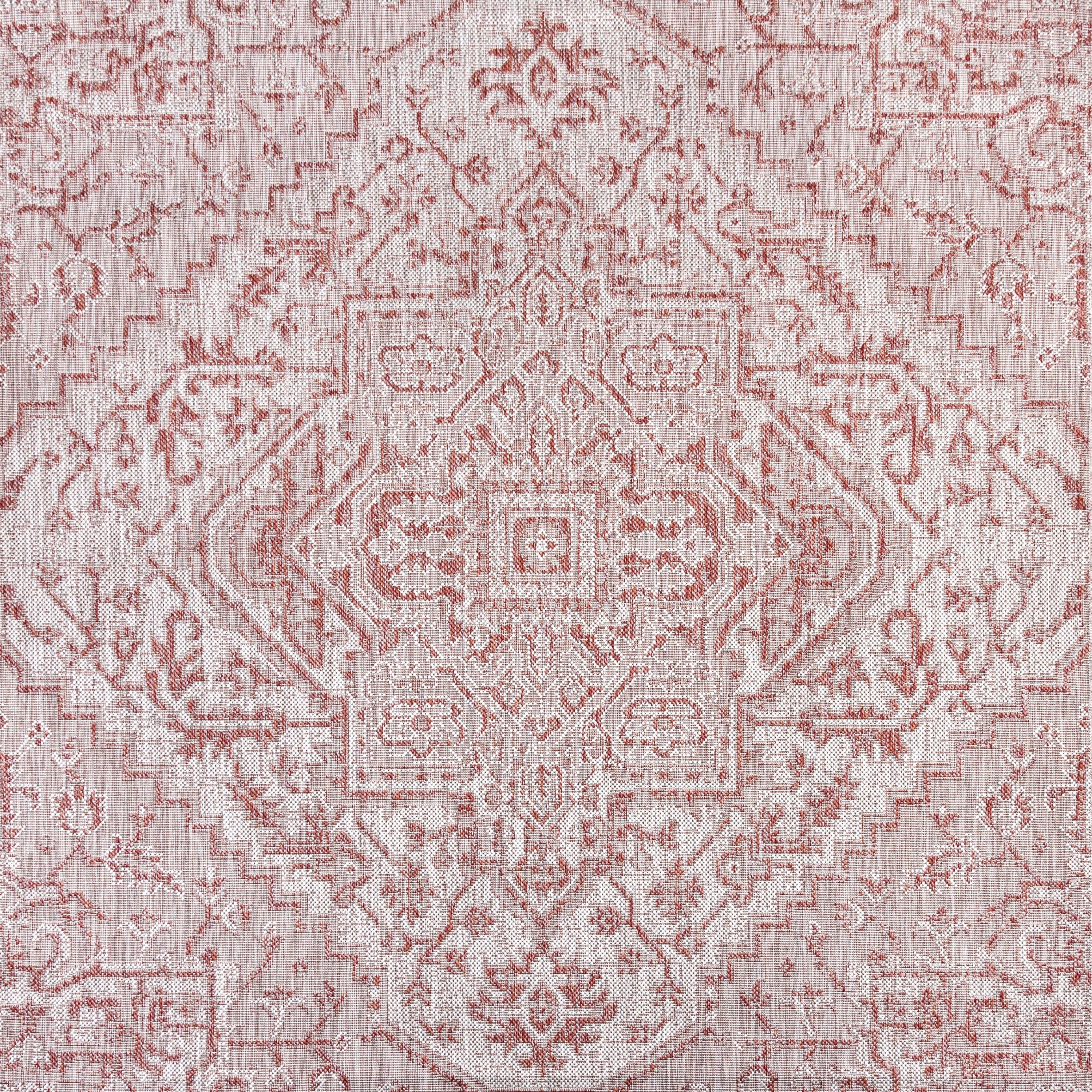 JONATHAN Y Charleston Medallion Indoor/Outdoor Area Rug