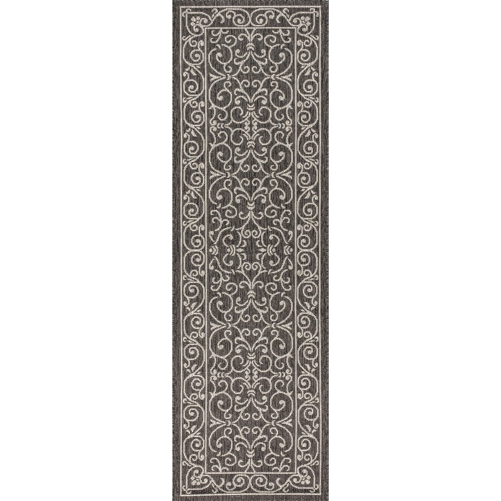 JONATHAN Y Filigree Textured Weave Indoor/Outdoor Area Rug