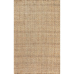 JONATHAN Y Hiro Hand Woven Boucle Chunky Jute Area Rug