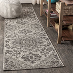 JONATHAN Y Charleston Medallion Indoor/Outdoor Area Rug