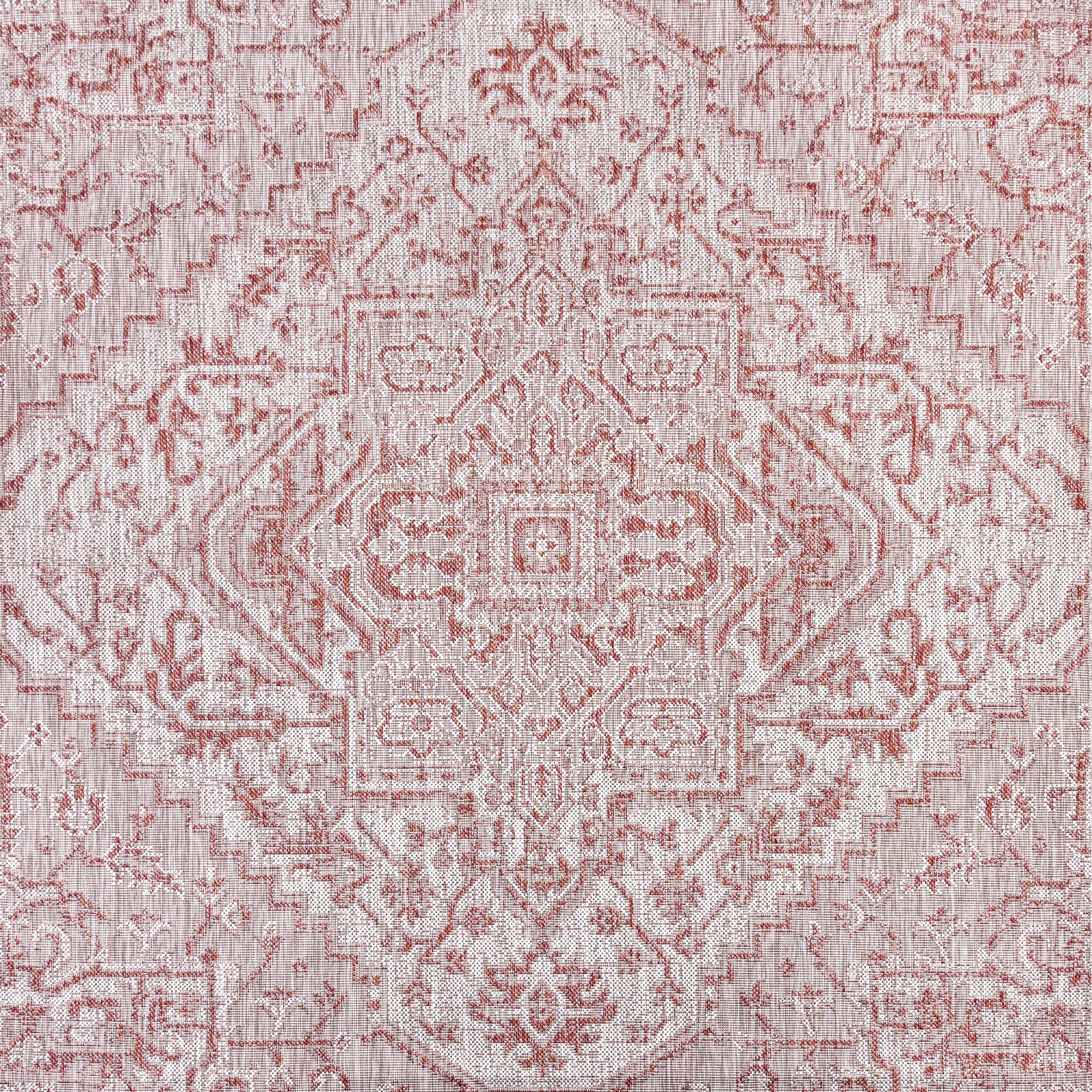 JONATHAN Y Charleston Medallion Indoor/Outdoor Area Rug