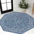JONATHAN Y Filigree Textured Weave Indoor/Outdoor Area Rug