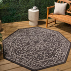 JONATHAN Y Filigree Textured Weave Indoor/Outdoor Area Rug