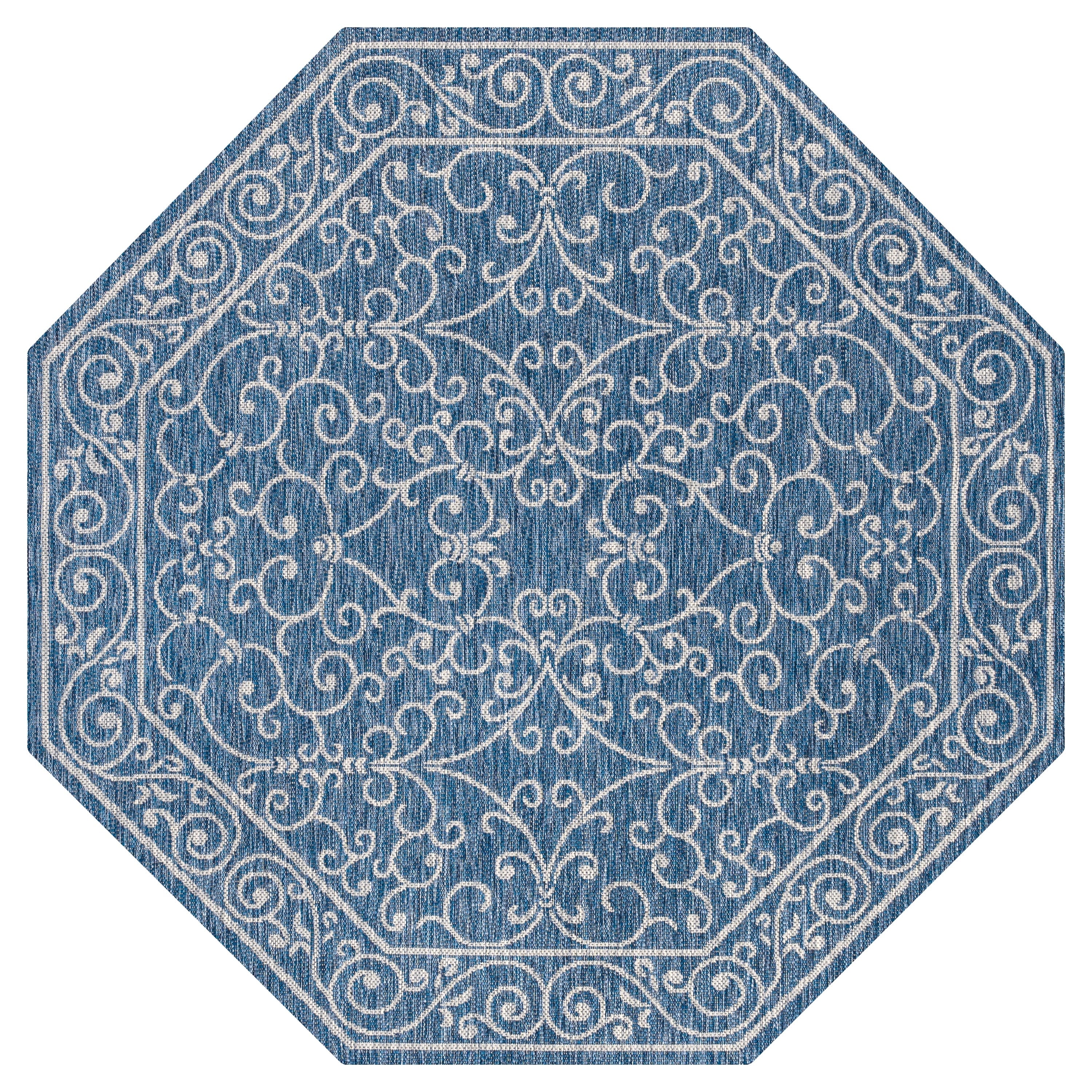 JONATHAN Y Filigree Textured Weave Indoor/Outdoor Area Rug