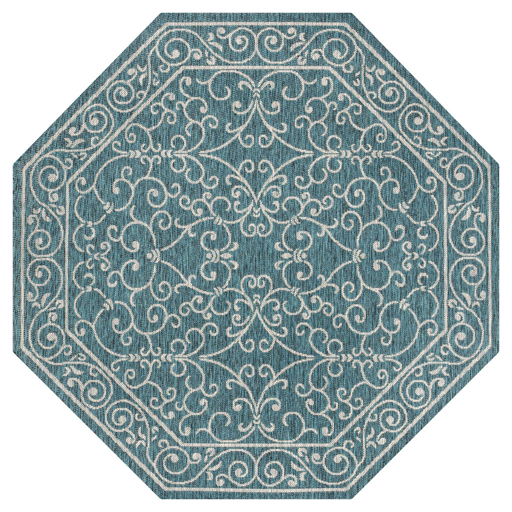 JONATHAN Y Filigree Textured Weave Indoor/Outdoor Area Rug