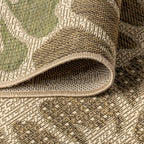 JONATHAN Y Floral Textured Weave Indoor/Outdoor Area Rug